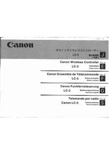 Canon Misc manual. Camera Instructions.